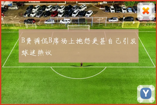 B费调侃B席场上抱怨更甚自己引发球迷热议